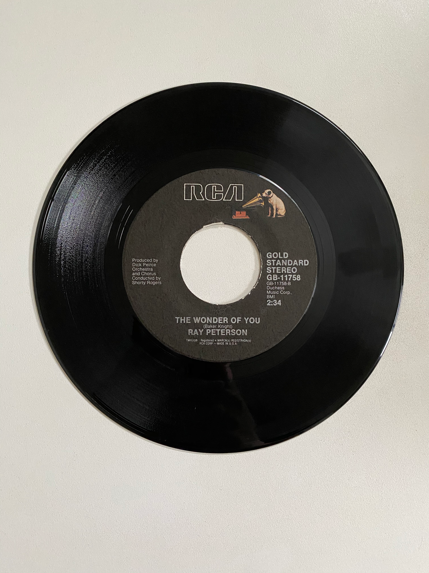 Ray Peterson - Tell Laura I Love Her | 45 The Vintedge Co.