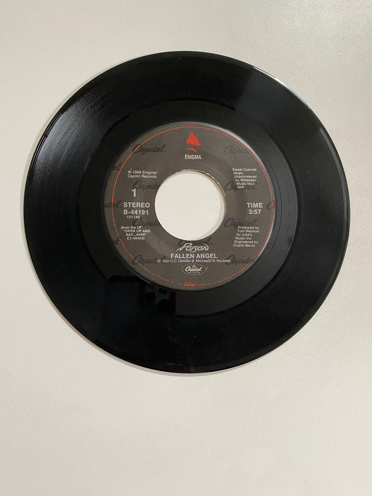 Poison - Fallen Angel | 45 The Vintedge Co.