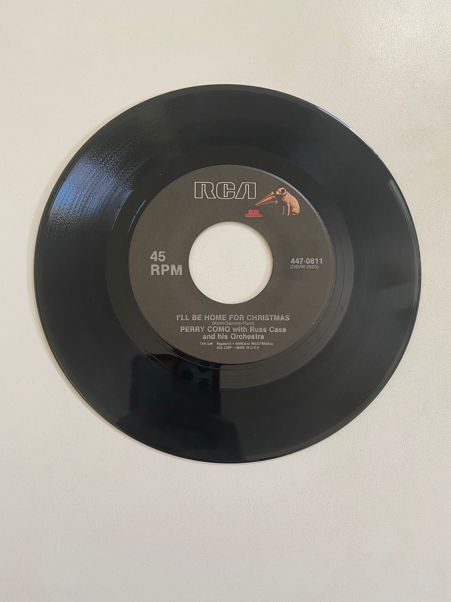 Perry Como with Russ Case and his Orchestra - I'll Be Home For Christmas | 45 The Vintedge Co.