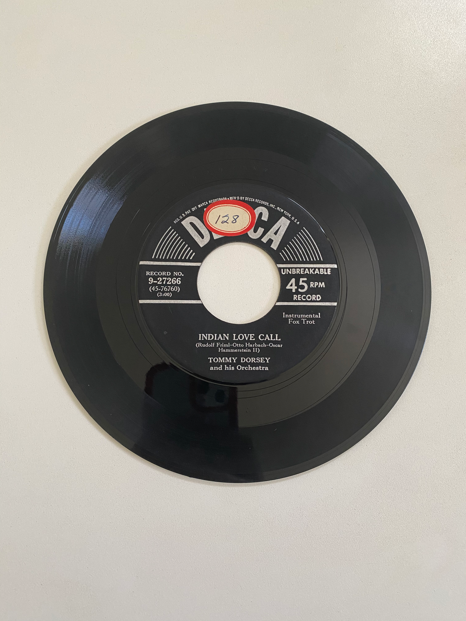 Tommy Dorsey and his Orchestra - My Moonlight Madonna | 45 The Vintedge Co.