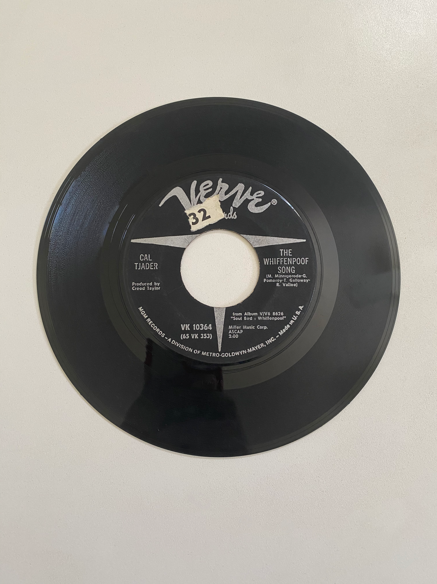 Cal Tjader - The Whiffenpoof Song | 45 The Vintedge Co.