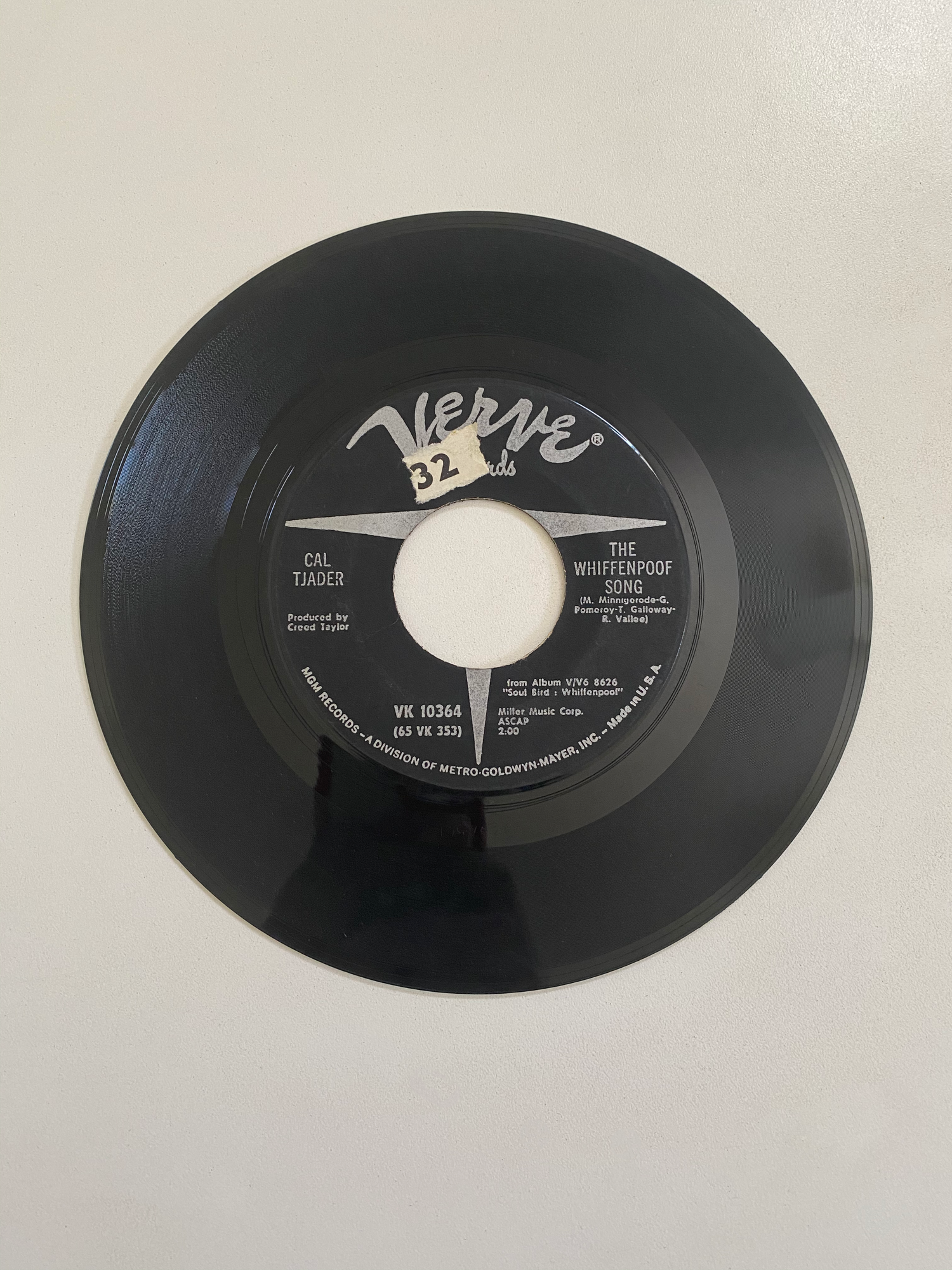 Cal Tjader - The Whiffenpoof Song | 45 The Vintedge Co.