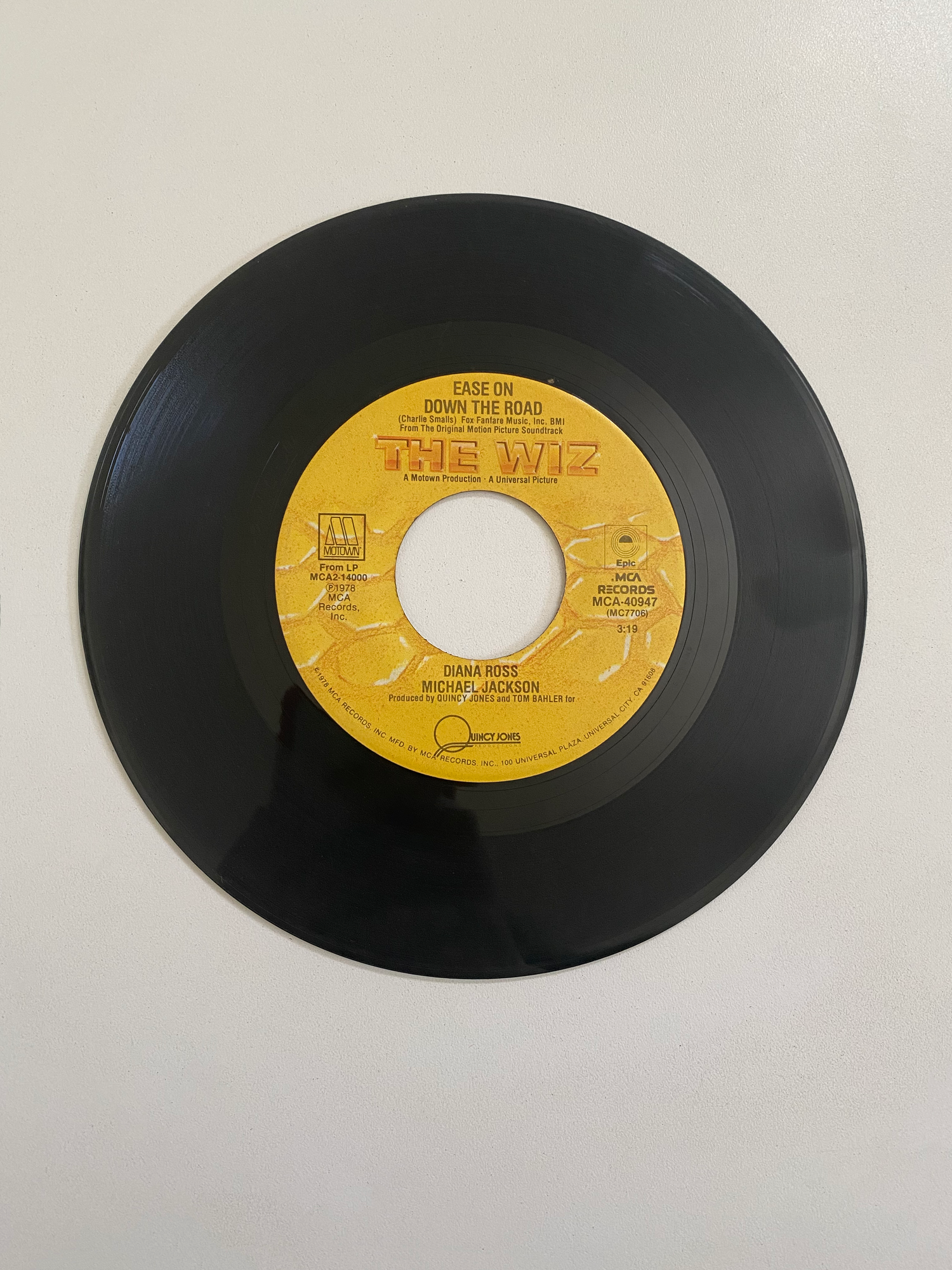 Diana Ross and Michael Jackson - Ease on Down The Road | 45 The Vintedge Co.