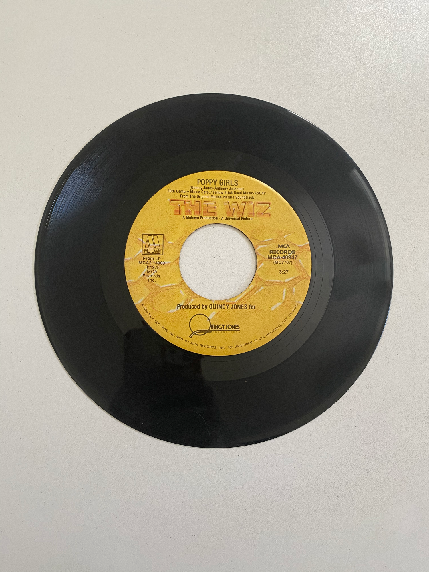 Diana Ross and Michael Jackson - Ease on Down The Road | 45 The Vintedge Co.