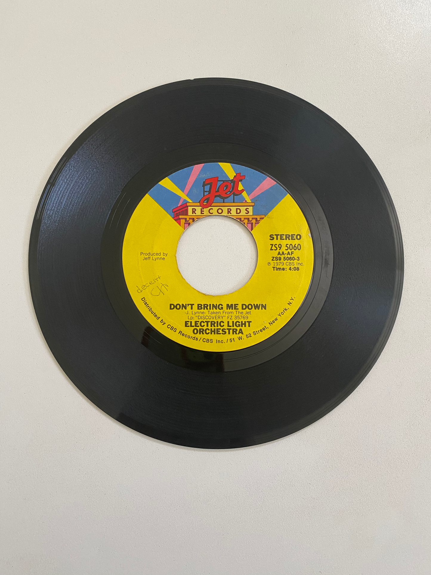 Electric Light Orchestra - Don't Bring Me Down | 45 The Vintedge Co.