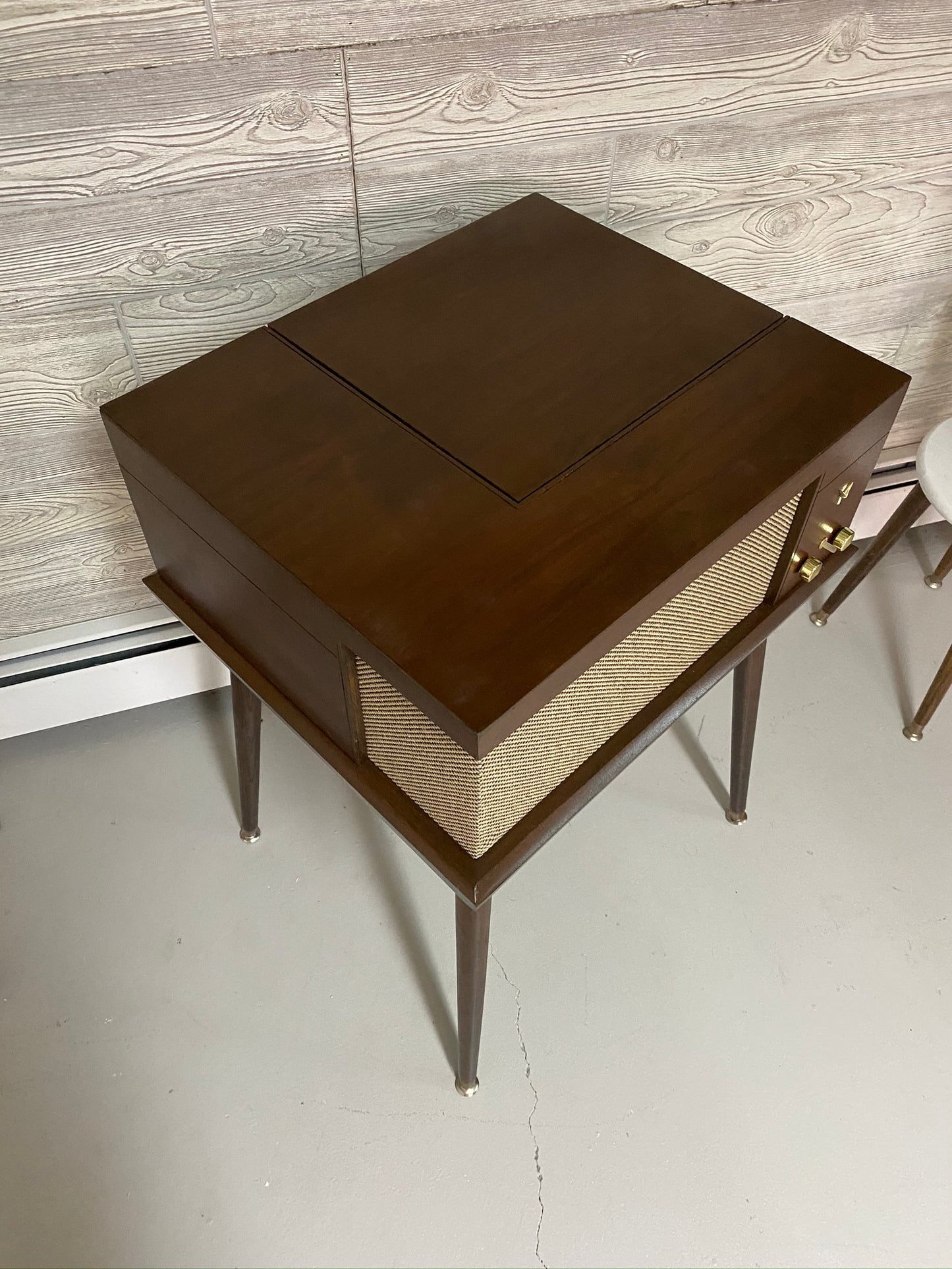 **SOLD OUT** VOICE OF MUSIC High Fidelity Stereo Record Player Changer Consolette VM Alexa The Vintedge Co.