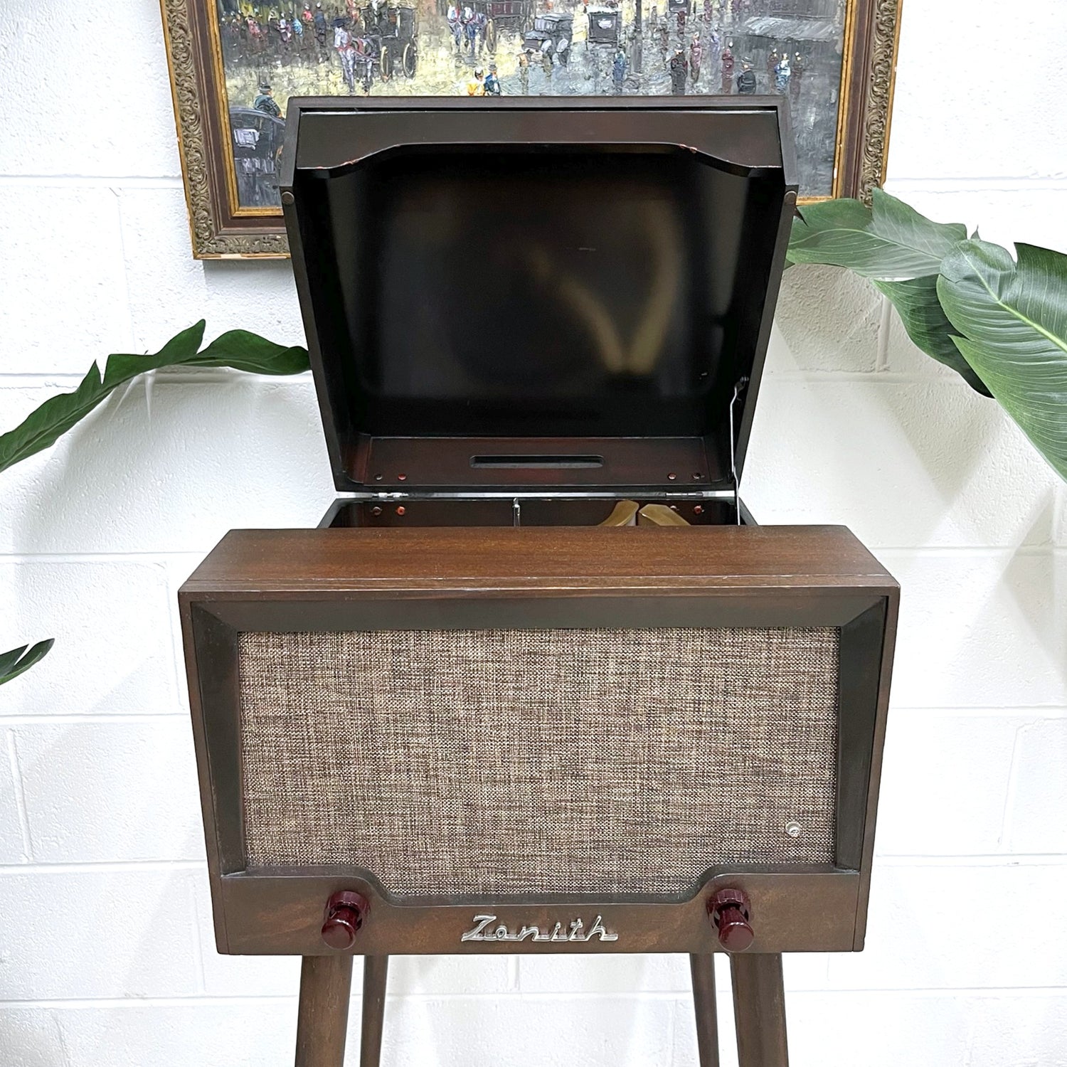 SOLD OUT!!! ZENITH Mid Century 50s Record Player Changer The Vintedge Co.