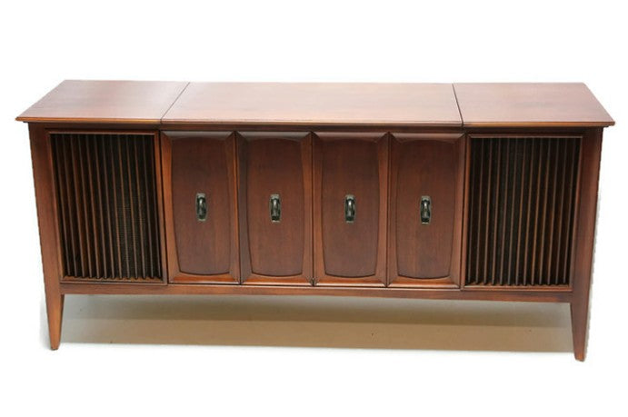 **SOLD OUT** ZENITH Mid Century Record Player Changer Stereo Console The Vintedge Co.