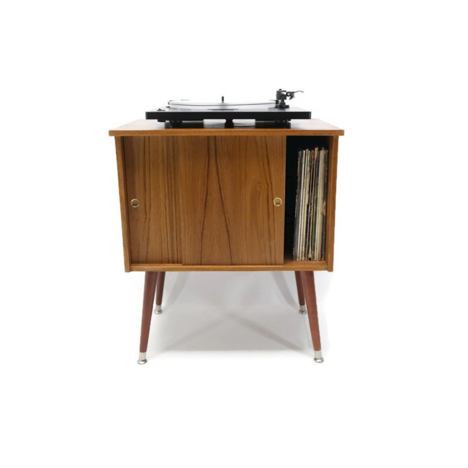 **SOLD OUT** The Vintedge Co™ Retro Record Player Stand LP Storage Cabinet The Vintedge Co.