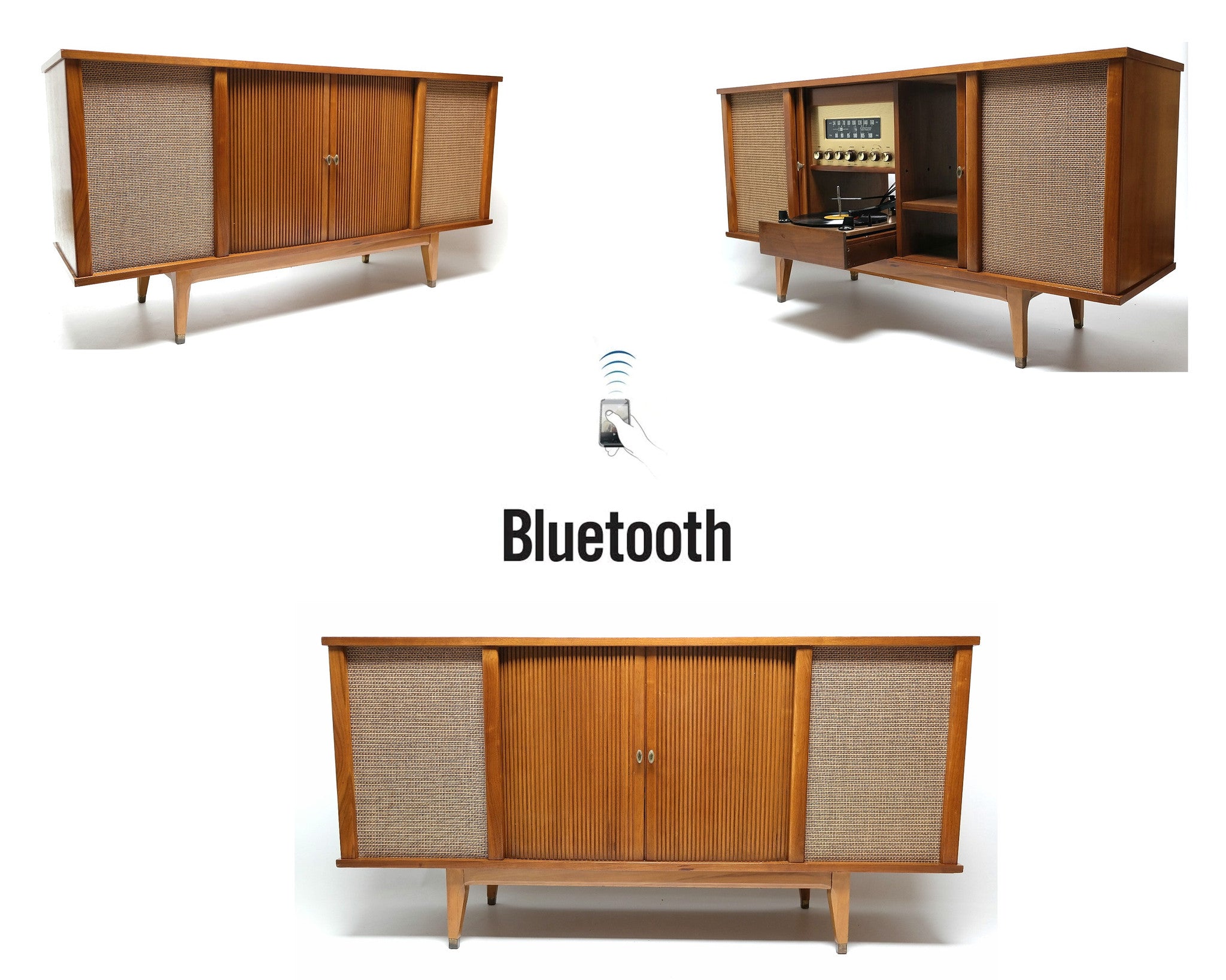 【中古】 Room 137 Curtis Mid Century Modern Stereo Curtis Mathis Console Record