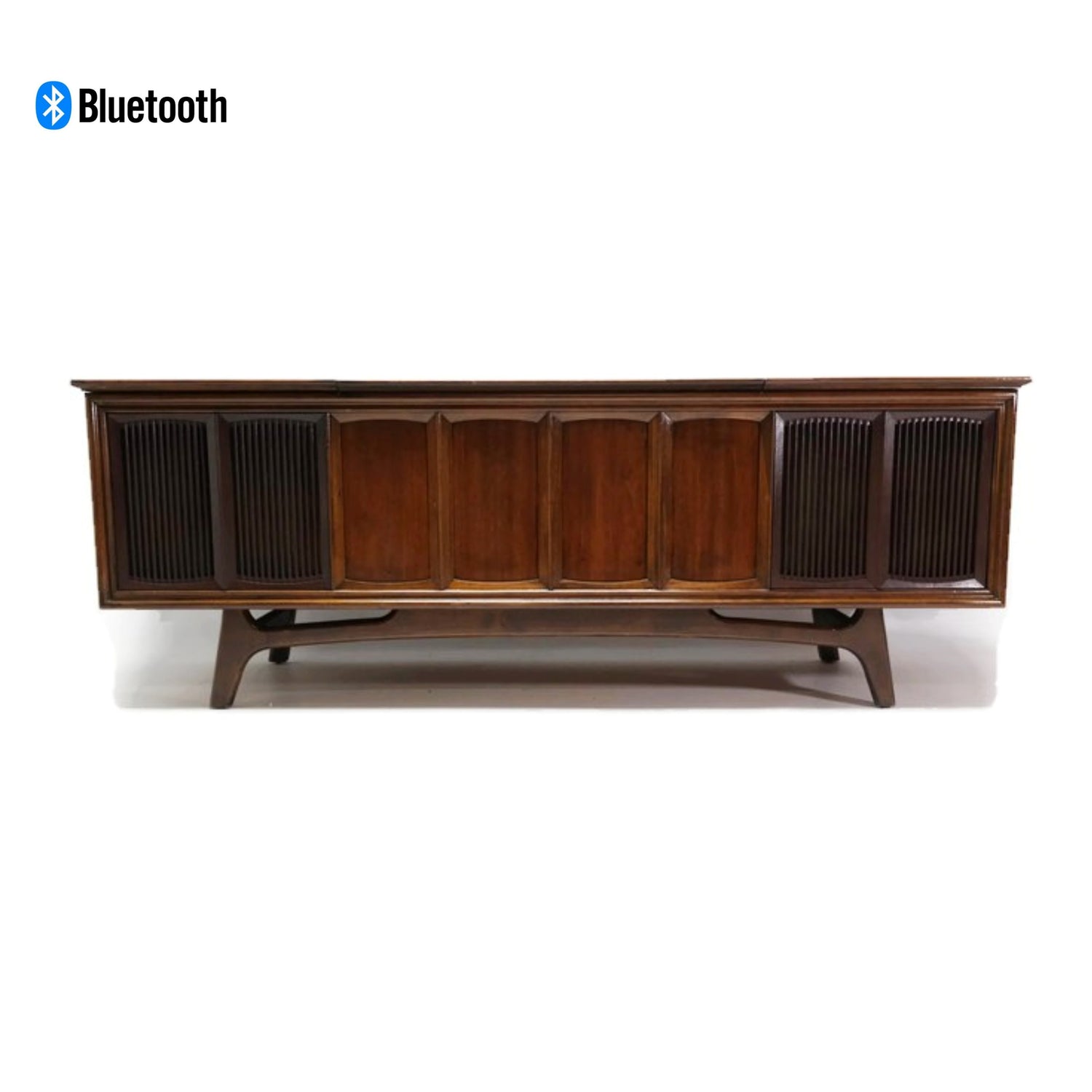 **SOLD OUT** The Vintedge Co™ - TURNTABLE READY SERIES™ - GE Stereo Cabinet Modern Turntable Record Player Console The Vintedge Co.