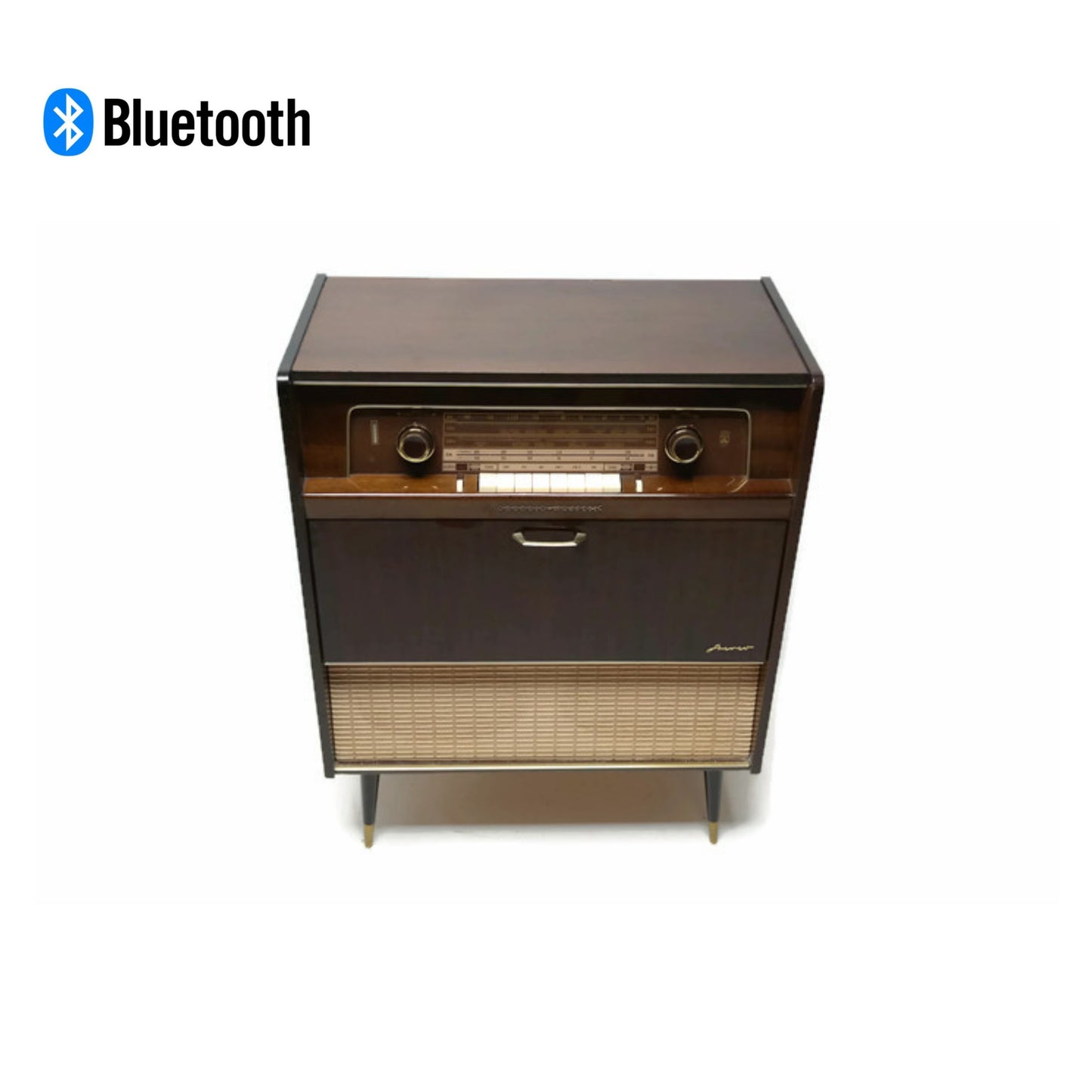 **SOLD OUT** GRUNDIG MAJESTIC Modern Turntable Record Player Stereo Console The Vintedge Co.