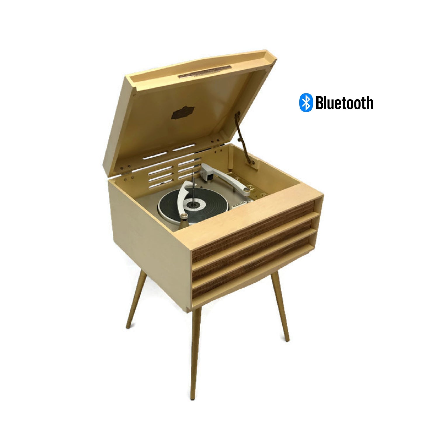 **SOLD OUT** RCA ORTHOPHONIC High Fidelity Mono Blonde Record Player Changer The Vintedge Co.