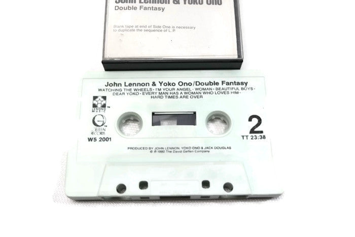 JOHN LENNON & YOKO ONO - Vintage Cassette Tape - DOUBLE FANTASY The Vintedge Co.