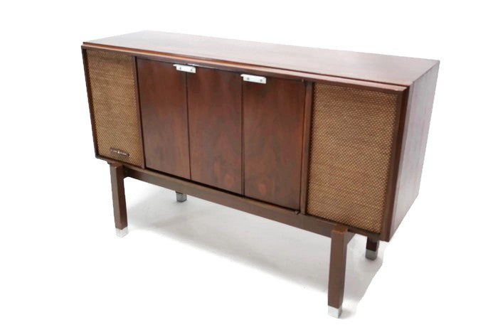 **SOLD OUT** VOICE OF MUSIC 60's Record Player Changer Stereo Console Wall Mount Console Stand Cabinet - Bluetooth The Vintedge Co.