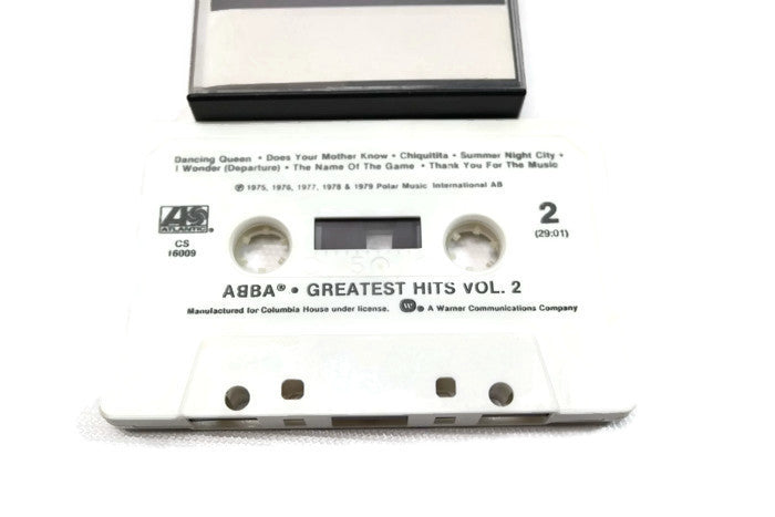 ABBA - Vintage Cassette Tape - GREATEST HITS VOL. 2 The Vintedge Co.