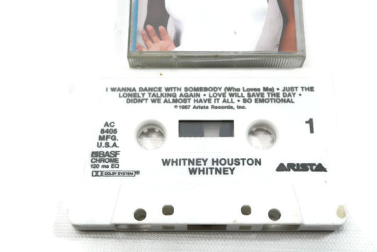WHITNEY HOUSTON - Vintage Cassette Tape - WHITNEY The Vintedge Co.