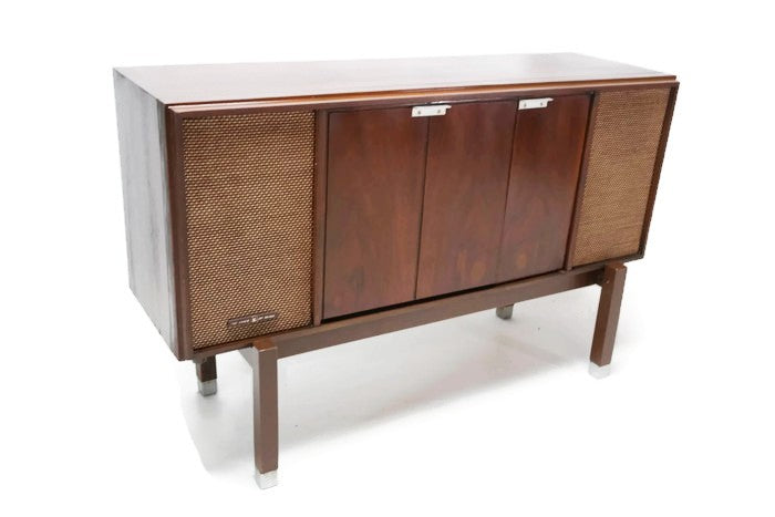 **SOLD OUT** VOICE OF MUSIC 60's Record Player Changer Stereo Console Wall Mount Console Stand Cabinet - Bluetooth The Vintedge Co.