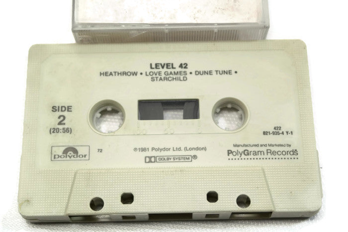 LEVEL 42 - Vintage Cassette Tape - LEVEL 42 The Vintedge Co.