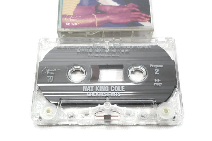 NAT KING COLE - Vintage Cassette Tape - GREATEST HITS The Vintedge Co.