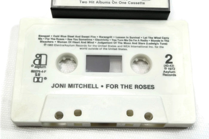 JONI MITCHELL - Vintage Cassette Tape - COURT AND SPARK FOR THE ROSES The Vintedge Co.