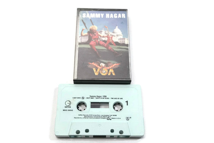 SAMMY HAGAR - Vintage Cassette Tape - VOA The Vintedge Co.