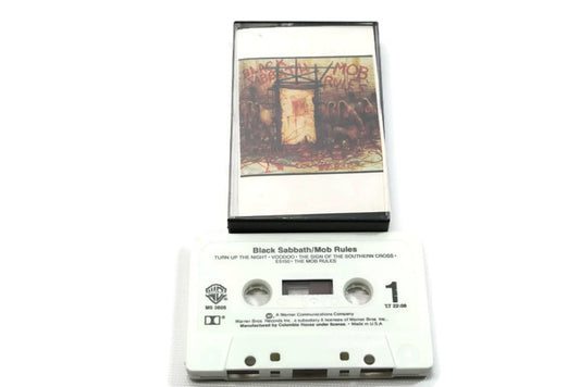 BLACK SABBATH - Vintage Cassette Tape - MOB RULES The Vintedge Co.