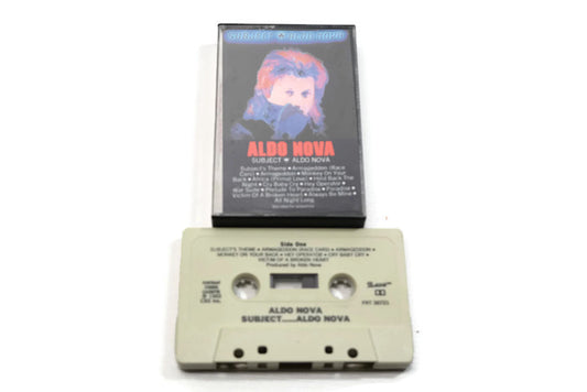 ALDO NOVA - Vintage Cassette Tape - SUBJECT ... ALDO NOVA The Vintedge Co.