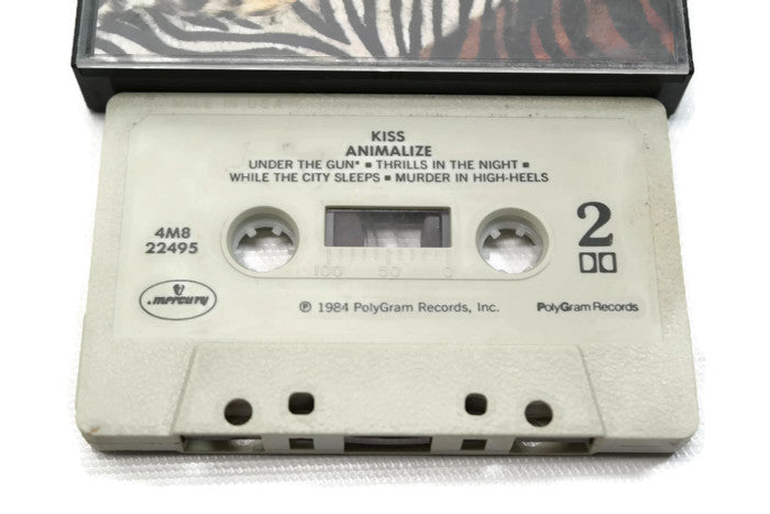KISS - Vintage Cassette Tape - ANIMALIZE The Vintedge Co.