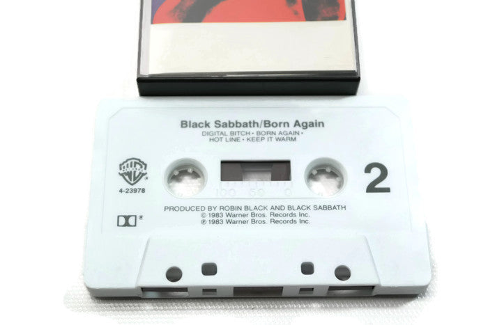 BLACK SABBATH - Vintage Cassette Tape - BORN AGAIN The Vintedge Co.