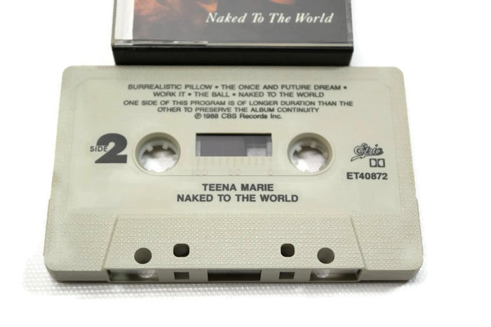 TEENA MARIE - Vintage Cassette Tape - NAKED TO THE WORLD The Vintedge Co.