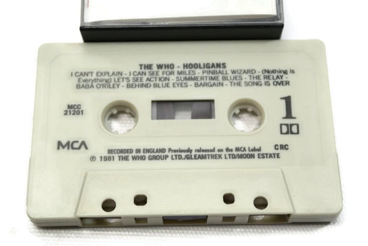 THE WHO - Vintage Cassette Tape - HOOLIGANS The Vintedge Co.