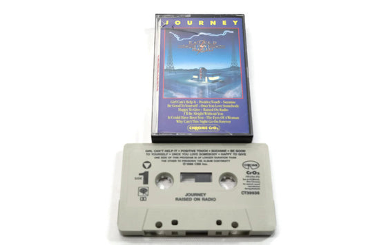 JOURNEY - Vintage Cassette Tape - RAISED ON RADIO The Vintedge Co.