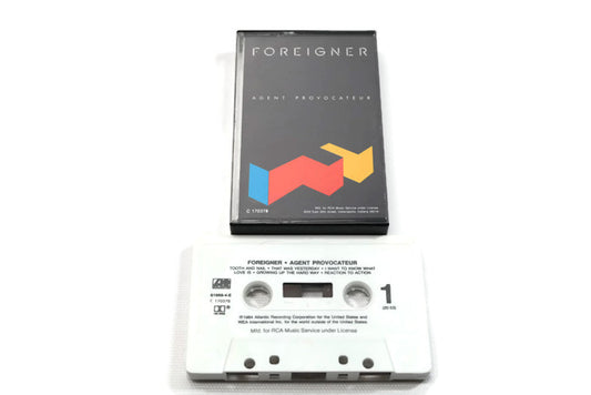 FOREIGNER - Vintage Cassette Tape - AGENT PROVOCATEUR The Vintedge Co.