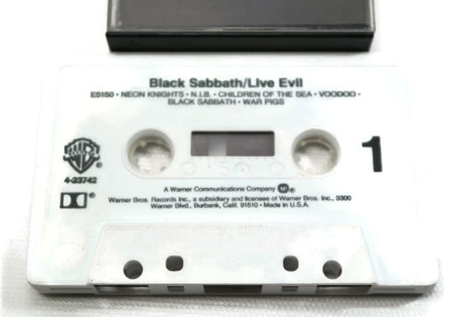 BLACK SABBATH - Vintage Cassette Tape - BLACK SABBATH The Vintedge Co.