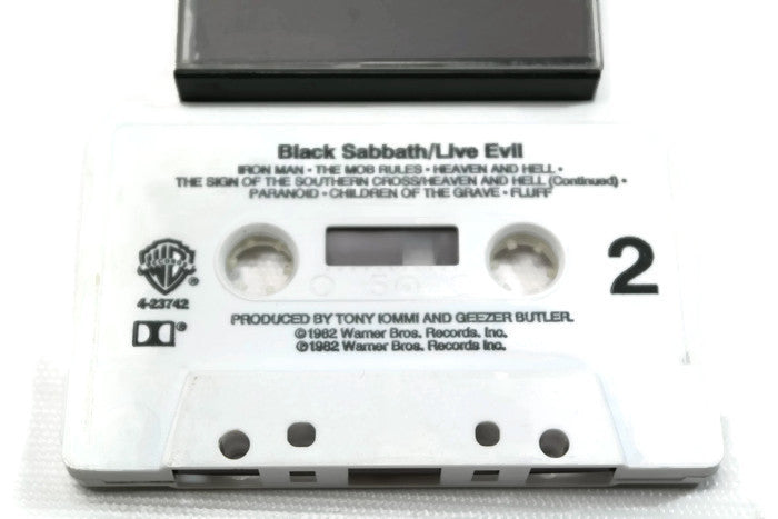 BLACK SABBATH - Vintage Cassette Tape - BLACK SABBATH The Vintedge Co.
