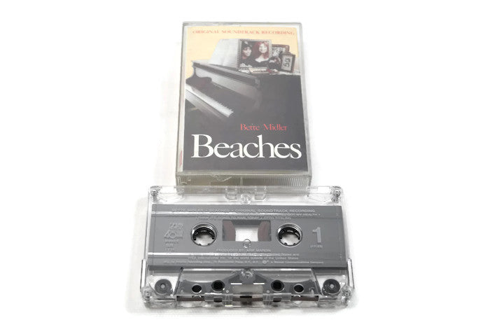BEACHES - Vintage Cassette Tape - ORIGINAL MOTION PICTURE SOUNDTRACK The Vintedge Co.