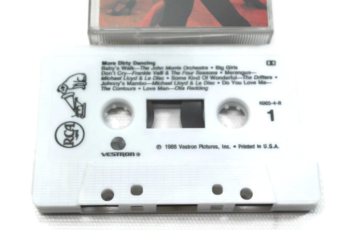 MORE DIRTY DANCING - Vintage Cassette Tape - ORIGINAL MOTION PICTURE SOUNDTRACK The Vintedge Co.