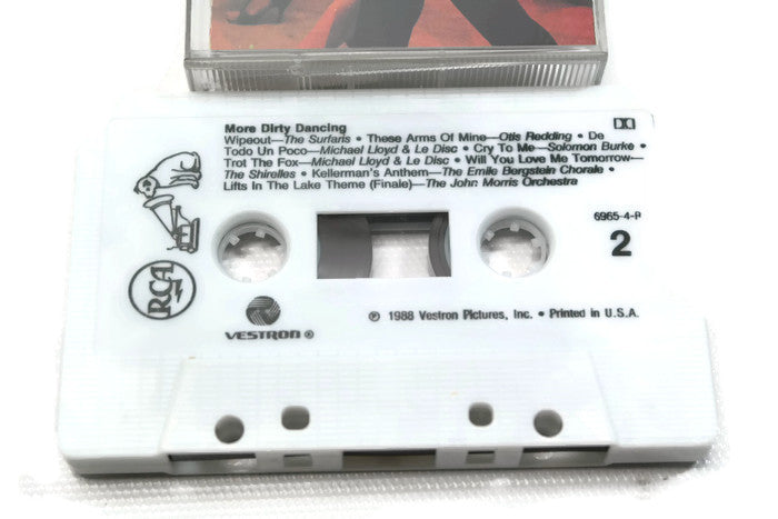 MORE DIRTY DANCING - Vintage Cassette Tape - ORIGINAL MOTION PICTURE SOUNDTRACK The Vintedge Co.