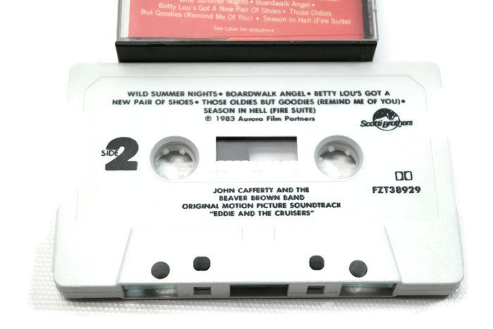 EDDIE AND THE CRUISERS - Vintage Cassette Tape - ORIGINAL MOTION PICTURE SOUNDTRACK The Vintedge Co.