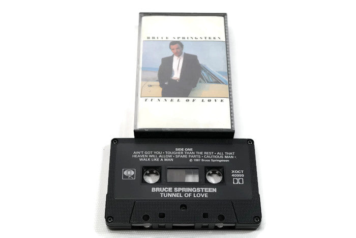 BRUCE SPRINGSTEEN - Vintage Cassette Tape - TUNNEL OF LOVE The Vintedge Co.