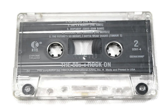 The 80s + - Vintage Cassette Tape - ROCK ON The Vintedge Co.