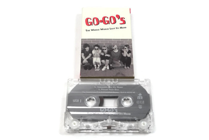 THE GO GO'S - Vintage Cassette Tape - THE WHOLE WORLD LOST ITS HEAD The Vintedge Co.