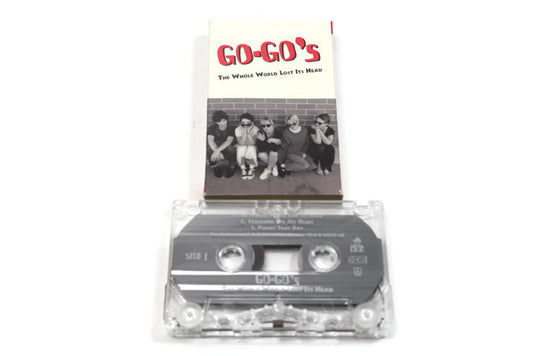 THE GO GO'S - Vintage Cassette Tape - THE WHOLE WORLD LOST ITS HEAD The Vintedge Co.