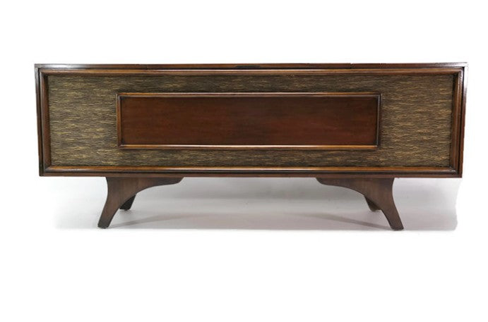 **SOLD OUT** The Vintedge Co™ - TURNTABLE READY SERIES™ - GE LONG-AND-LOW Modern Turntable Record Player Stereo Console The Vintedge Co.