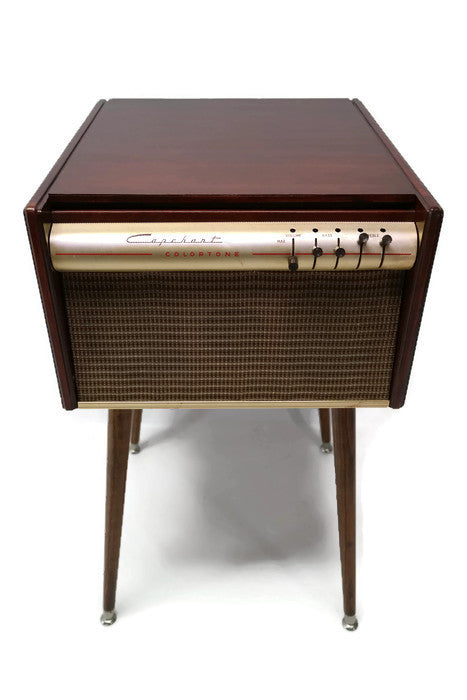 **SOLD OUT**  CAPEHEART 50's Mid Century Record Player Changer High Fidelity Console The Vintedge Co.