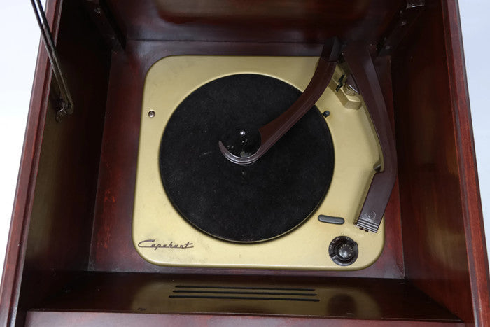 **SOLD OUT**  CAPEHEART 50's Mid Century Record Player Changer High Fidelity Console The Vintedge Co.