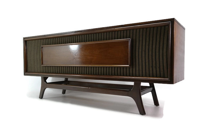**SOLD OUT** GE Long and Low Record Player Changer Stereo Console The Vintedge Co.