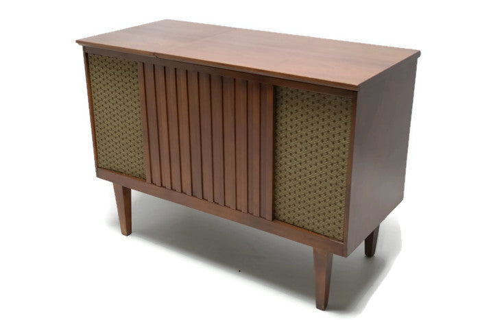 **SOLD OUT** DuMont Petite Mid Century Stereo Console Record Player Changer The Vintedge Co.
