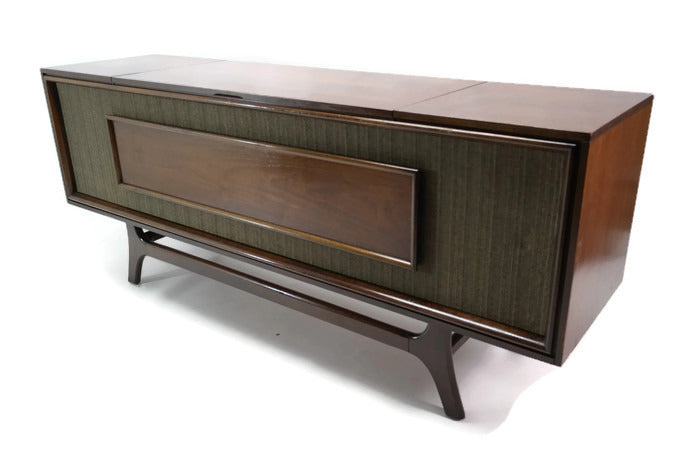 **SOLD OUT** GE Long and Low Stereo Console Record Player Changer The Vintedge Co.